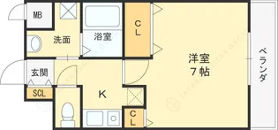 GOOD LIFE岩田【701号室】の間取り