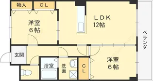 GRAND CHARIOT【4階】の間取り