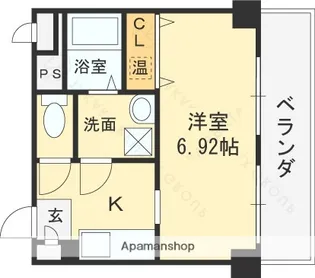 プリエール高井田【9階】の間取り