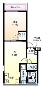 フジパレス弥刀駅東【2階】の間取り