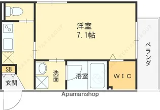 ステディ八戸の里【2階】の間取り