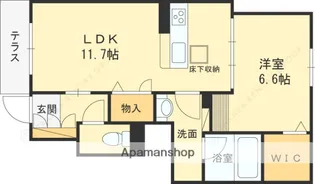 クローリス【1階】の間取り