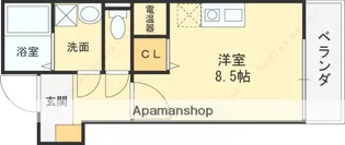 アート徳庵【1階】の間取り