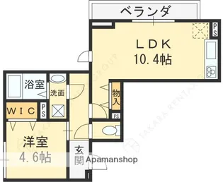 ラフィーネ クローバーⅡ【2階】の間取り