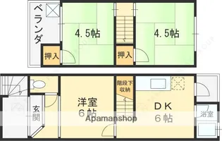 上石切町テラス【2階】の間取り