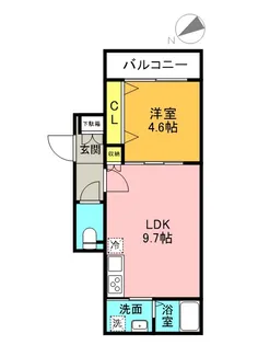 ブリリオ甲子園【1階】の間取り