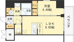 プレジオ永和EURO【3階】の間取り