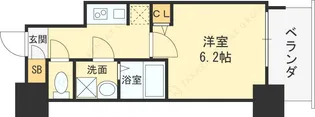 SーRESIDENCE小阪AZURE【6階】の間取り