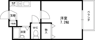 メゾンツジモト【101号室】の間取り