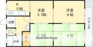 4Kの間取り画像