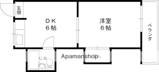 甲南メゾンベール【3階】の間取り