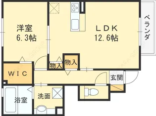 プリムローズ【1階】の間取り