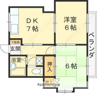 マツラハイツ【2階】の間取り