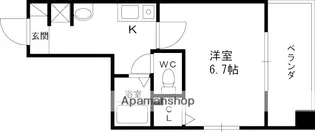 M’プラザ香里壱番館【7階】の間取り