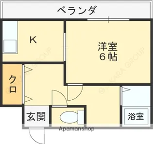 エターナルスライヴ【2階】の間取り