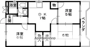 桜ヶ丘レジデンス【403号室】の間取り