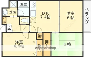 コンフォルト四季【2階】の間取り