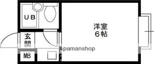 シティライフ柏原【106号室】の間取り