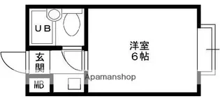 1Kの間取り画像