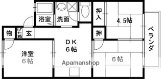 サンロイヤル【103号室】の間取り