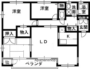 エミネンス山本【201号室】の間取り