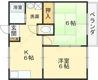 サマックスグランシャリオ【102号室】の間取り