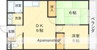 サンロゼ山本【302号室】の間取り