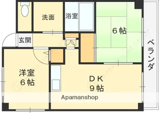 ボナールデト【303号室】の間取り