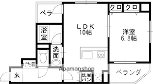 ビーバープレイス八尾本町【3階】の間取り