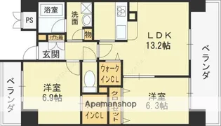 パストラル光町【4階】の間取り