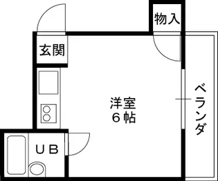 UT安中【304号室】の間取り