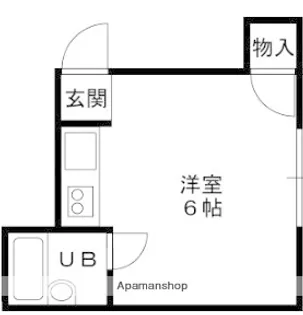UT安中【101号室】の間取り