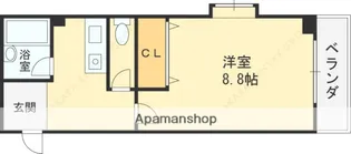 コンフォート布施【6階】の間取り