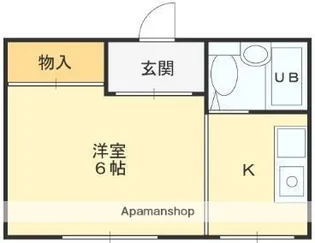 シャルマンコーポイナバ【102号室】の間取り