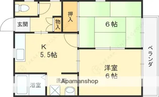 カーサ・オクムラ【2階】の間取り