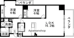 イースタンビル【10階】の間取り