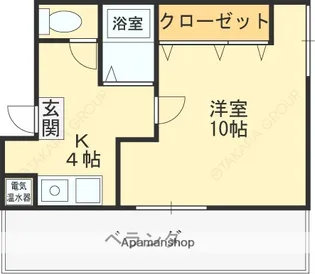 高安武田ビル【307号室】の間取り