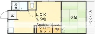 司マンション【207号室】の間取り