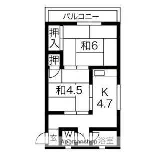 RHYTHM八尾【3階】の間取り