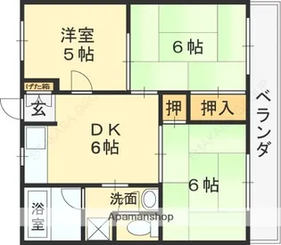 光陽ハイツ【2階】の間取り