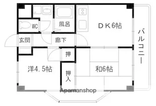 ラフィーネ深井清水【2階】の間取り