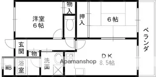 エスペランサ【607号室】の間取り
