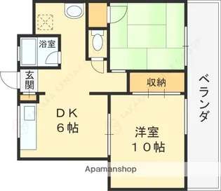 山本マンション【304号室】の間取り