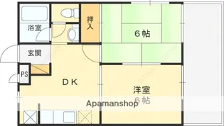 マノアール石切A棟【1階】の間取り