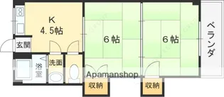 小畑コーポラスA棟【103号室】の間取り