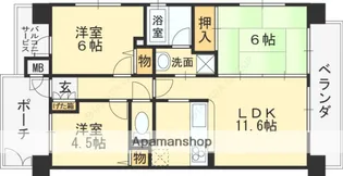 エスリード八尾光町【2階】の間取り