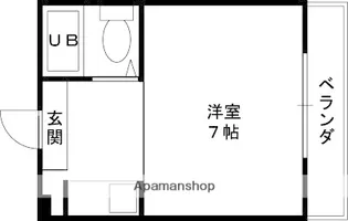 ベルメゾン【211号室】の間取り
