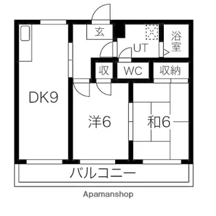 サンコーハイツ【301号室】の間取り