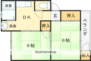 フローラル岩本【105号室】の間取り