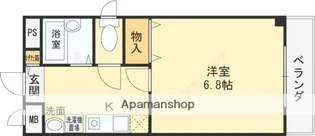 エステラルマンション【402号室】の間取り
